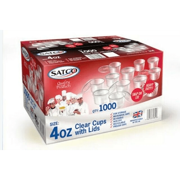 SATCO CHUTNEY CUPS 4oz (800 PC) - (V20)