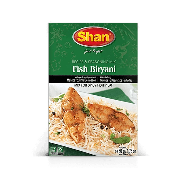 SHAN FISH BIRYANI MASALA 12X50GM