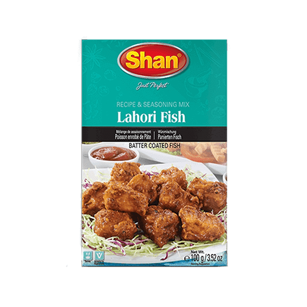 SHAN LAHORI FISH MASALA 12X100GM