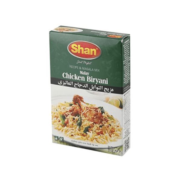 SHAN MALAY CHICKEN BIRYANI MASALA 12X60GM