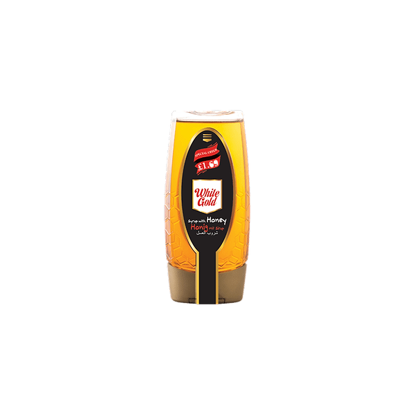WHITE GOLD HONEY SYRUP 12X350GM PM-£2.29