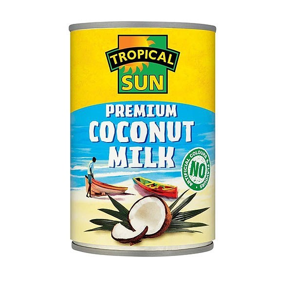 TROPICAL SUN COCONUT MILK 12X400ML PM-99p