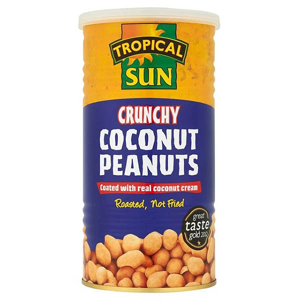 TROPICAL SUN COCONUT PEANUTS 12X165GM (DISC) - (V20)
