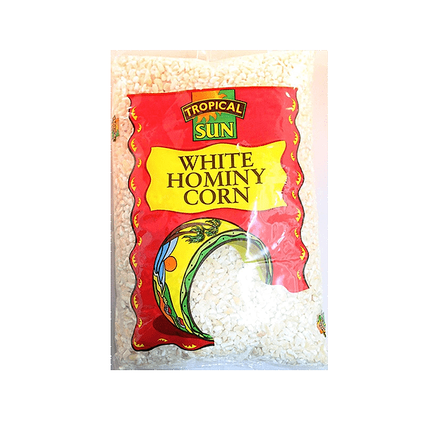TROPICAL SUN WHITE HOMINY 20X500GM