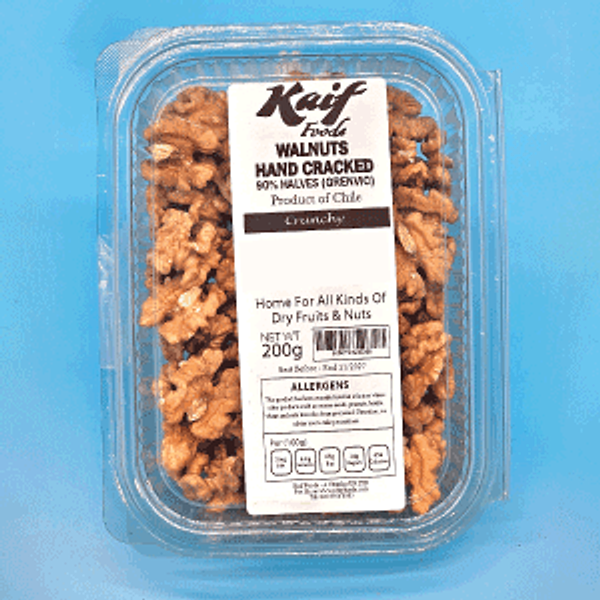 KAIF WALNUTS CHILEAN HAND CRACKED 200GM