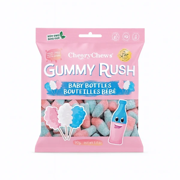 GUMMY RUSH BABY BOTTLE 12X90GM - (V20)