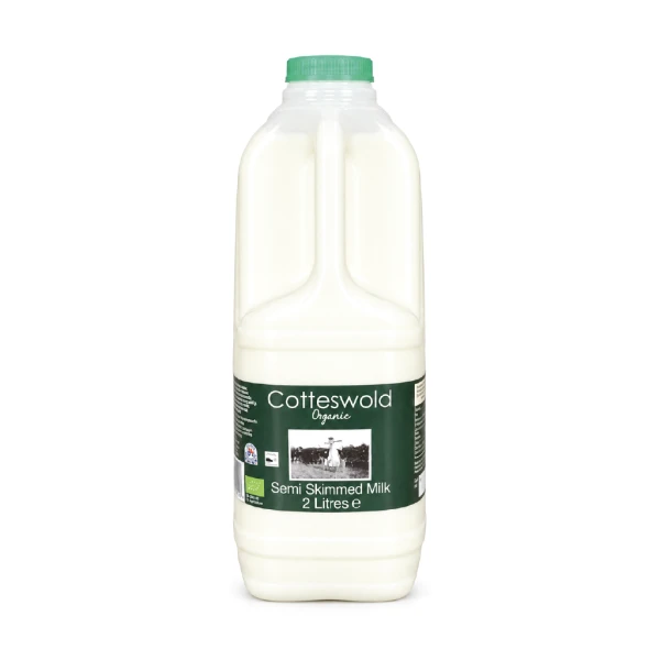 COTTESWOLD ORGANIC SEMI SKIMMED MILK 2LTRS