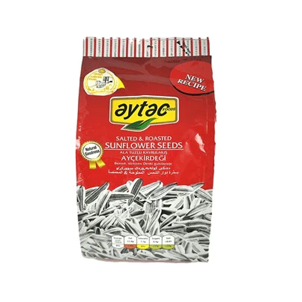 AYTAC ROASTED SALTED WHITE SUNFLOWER SEEDS (RED) 250GM PM-£2.49