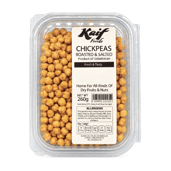 KAIF CHICKPEAS ROASTED & SALTED (UZBEK) 260GM