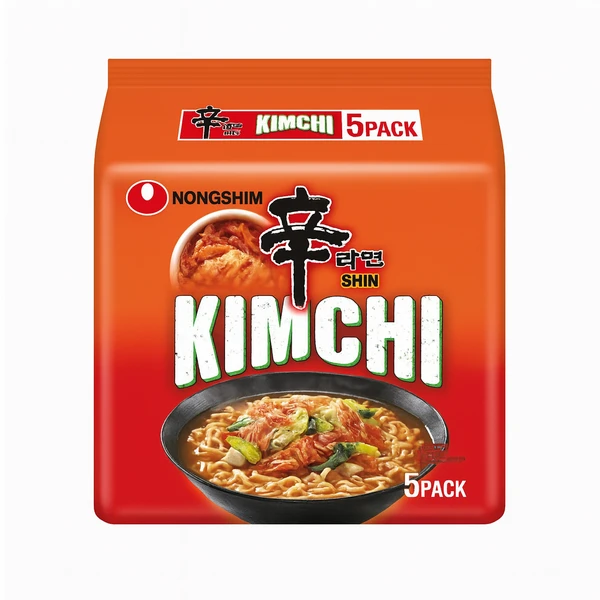 NONGSHIM KIMCHI RAMYUN (MULTI) NOODLES 8X(5X120GM)