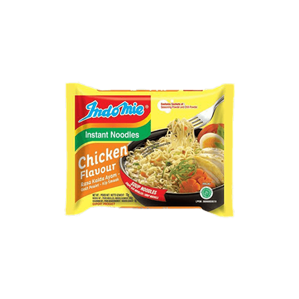 INDOMIE CHICKEN NOODLES BLUE) 40PK (8x5x70g)