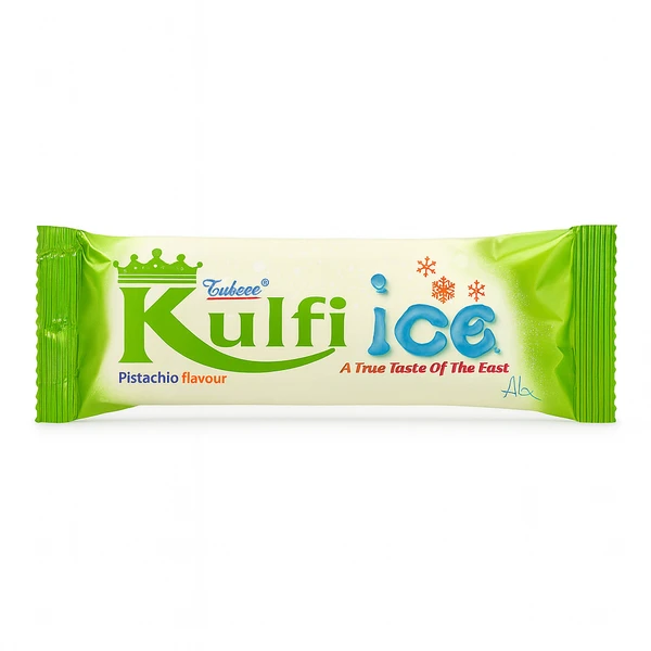 TUBZEE KULFI ICE PISTA ICE CREAM LOLLIES 5PC - (V20)