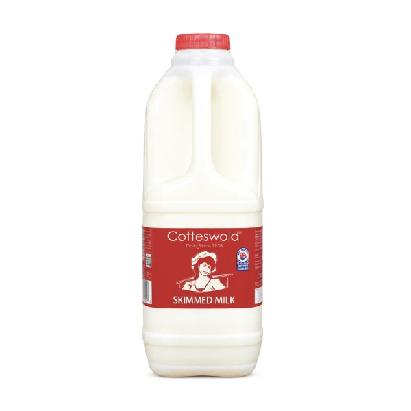 COTTESWOLD RED TOP (SKIMMED)  MILK 2LTR