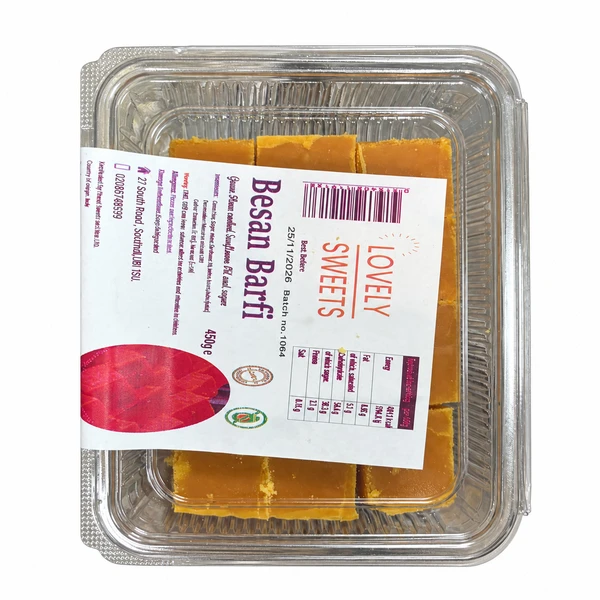 LOVELY SWEETS BESAN BARFI 500GM