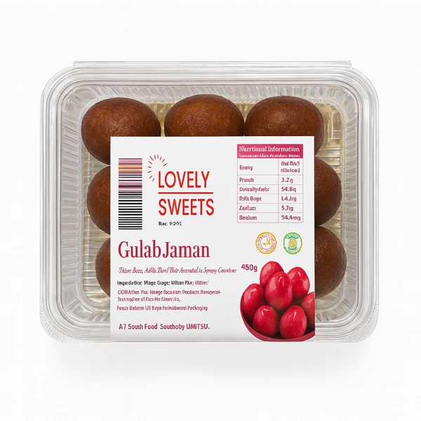 LOVELY SWEETS GULAB JAMAN 500GM