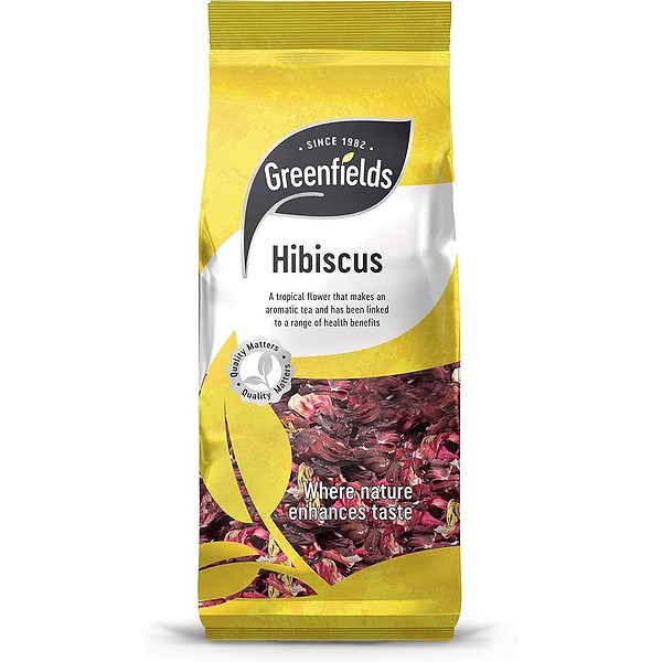 GREEN FIELDS HIBISCUS FLOWER 6X65GM PM-£1.50 
