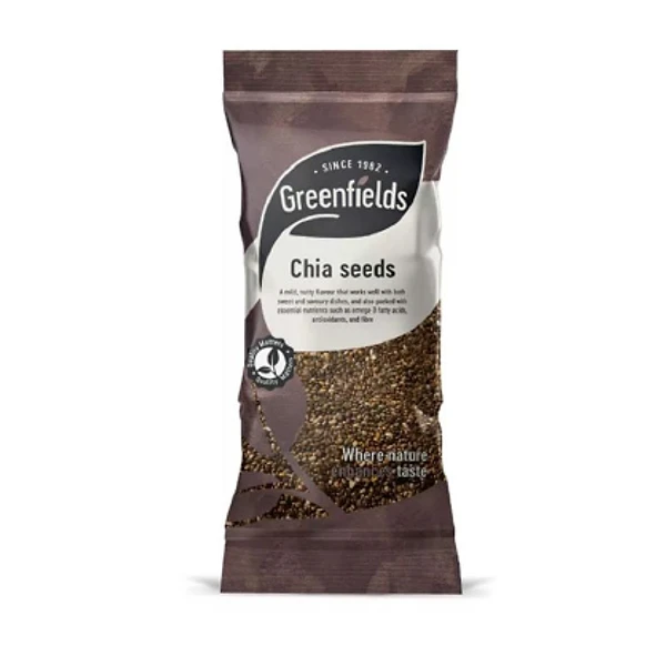 GREEN FIELDS CHIA SEEDS 12X100GM
