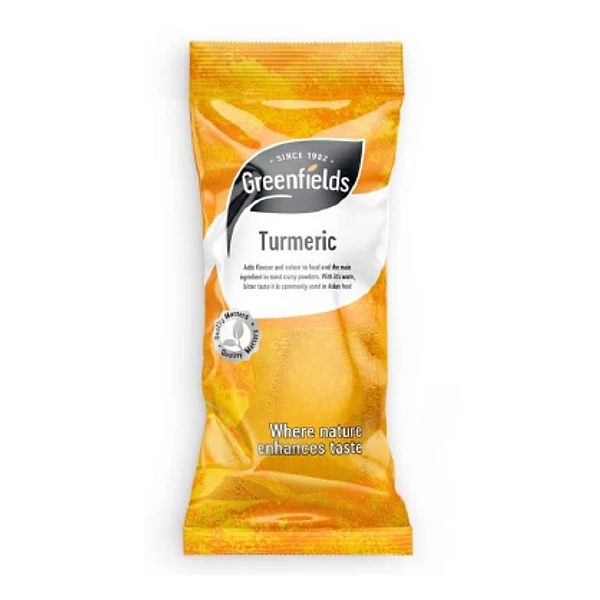 GREEN FIELDS TURMERIC POWDER 12X75GM (DISC)