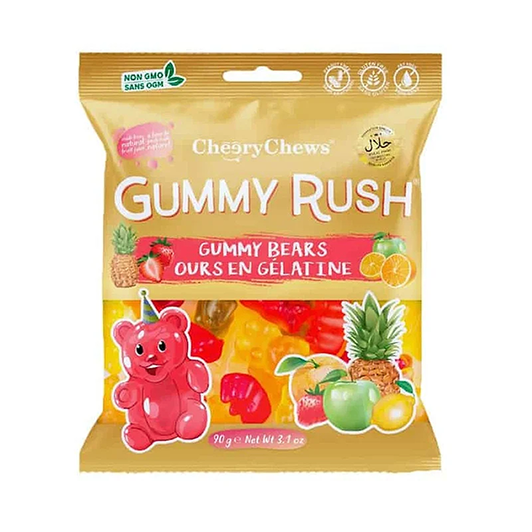 GUMMY RUSH GUMMY BEARS 12X90GM - (V20)