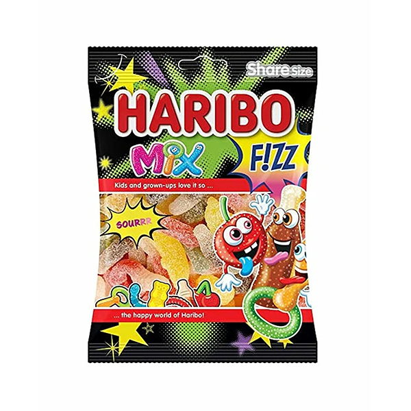 HARIBO FIZZY MIX (BROWN) 24X70GM - (V20)