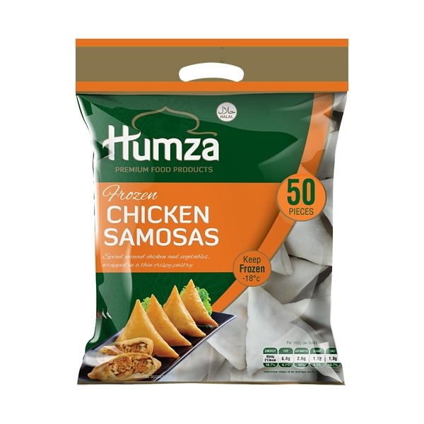 HUMZA CHICKEN SAMOSA 50PC 1650GM