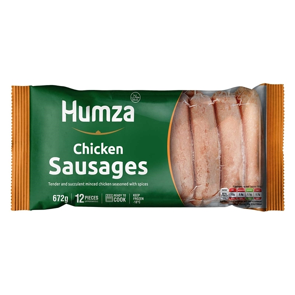 HUMZA CHICKEN SAUSAGES 672GM