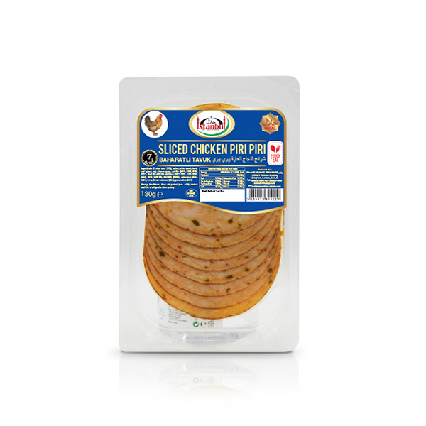 ISTANBUL SLICED PERI PERI  CHICKEN BREAST130GM