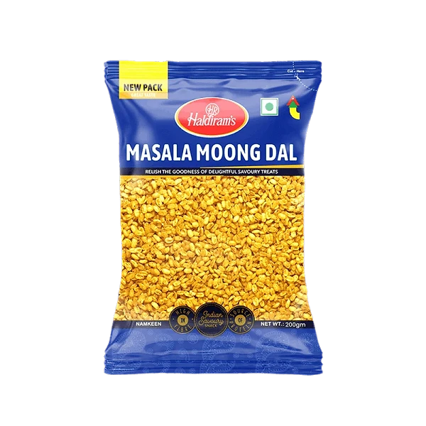 HALDIRAM MASALA MOONG DAL 10X200GM (PLAIN)