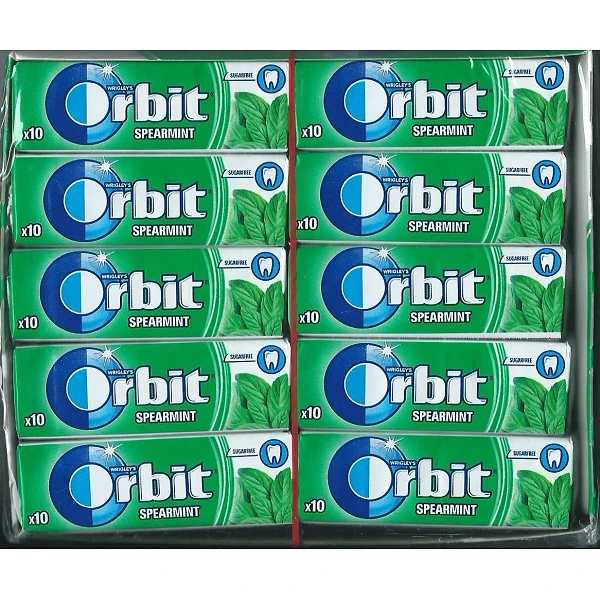 ORBIT SPEARMINT CHEWING GUM 30X(10PC) - (V20)