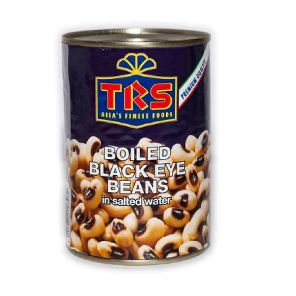 TRS BOILED BLACKEYE BEANS 12X400GM (S3)