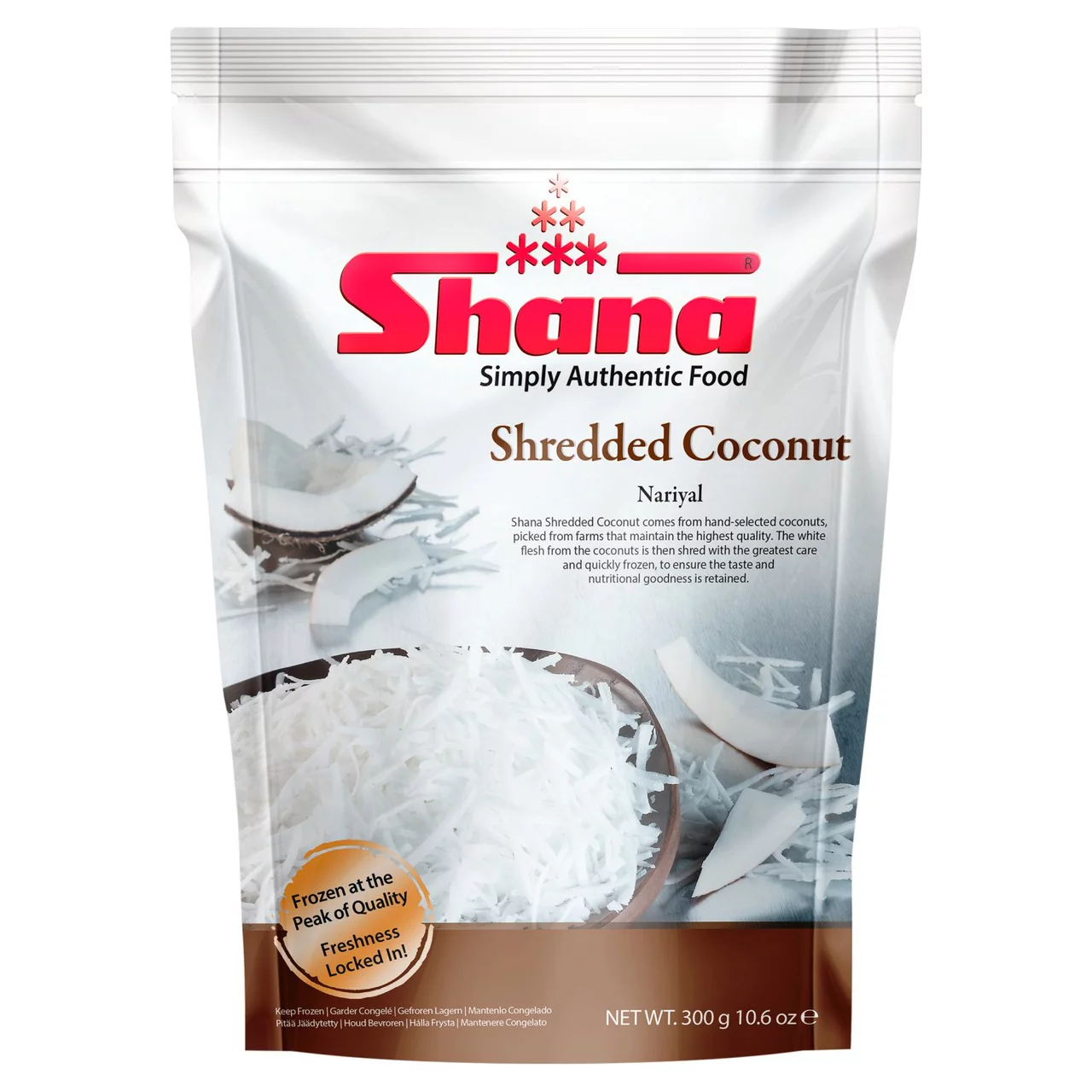 SHANA SHREDDED COCONUT 300GM