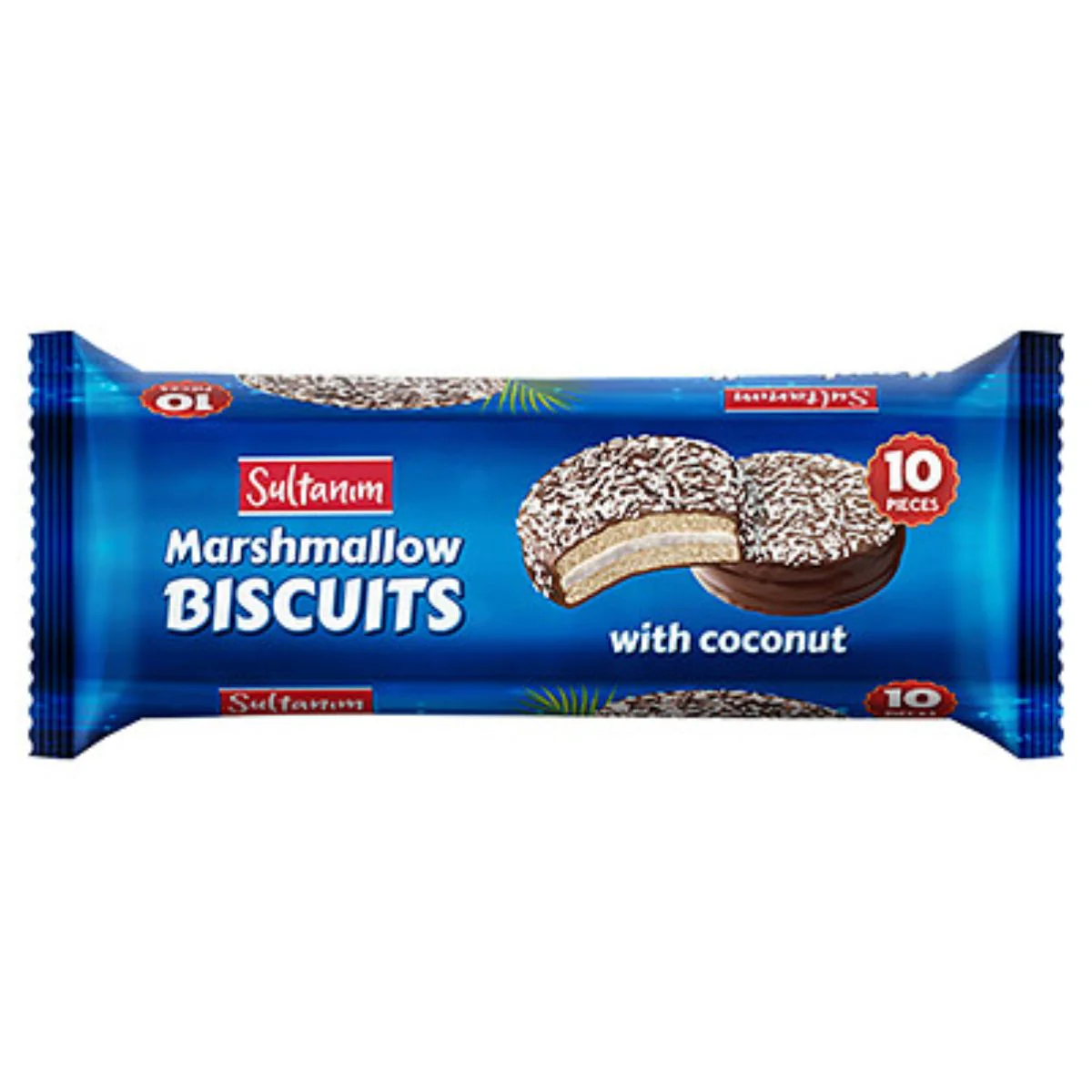 SULTANIM MARSHMALLOW BISCUITS WITH COCONUT 12X220GM