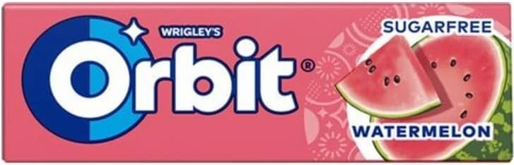 ORBIT WATERMELON CHEWING GUM 30X(10PC ) - (V20)