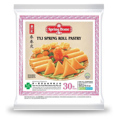 SPRING HOME TYJ 10" SPRING ROLL PASTRY 30X30PC