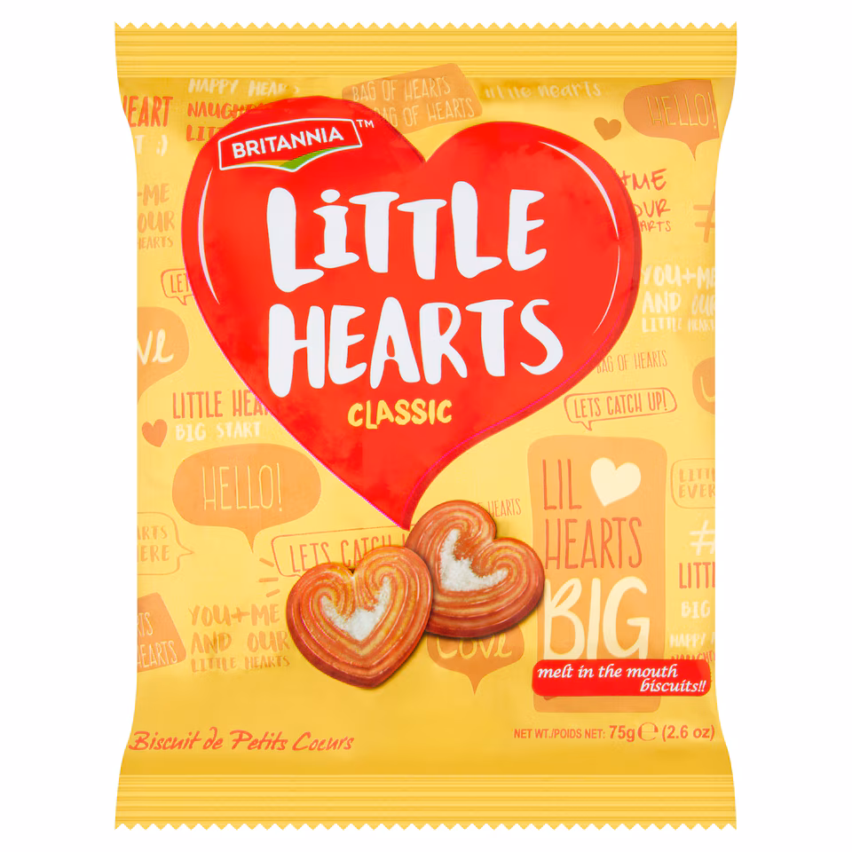BRITANNIA LITTLE HEARTS 72X75GM (PM 69P) (DISC)