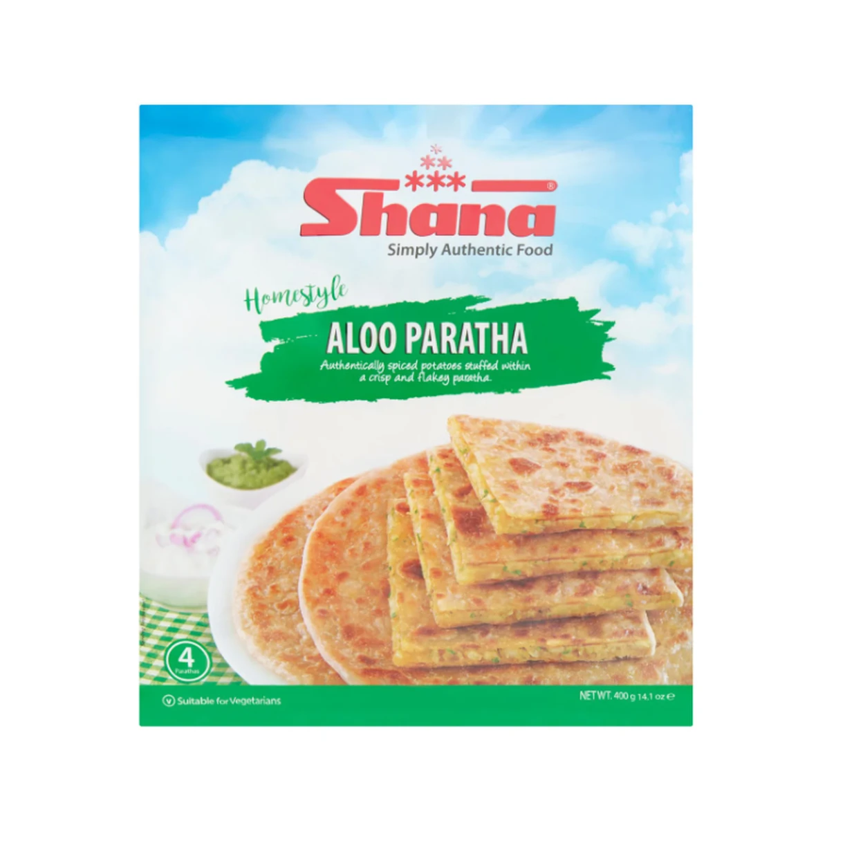 SHANA ALOO PARATHA 12X4PC