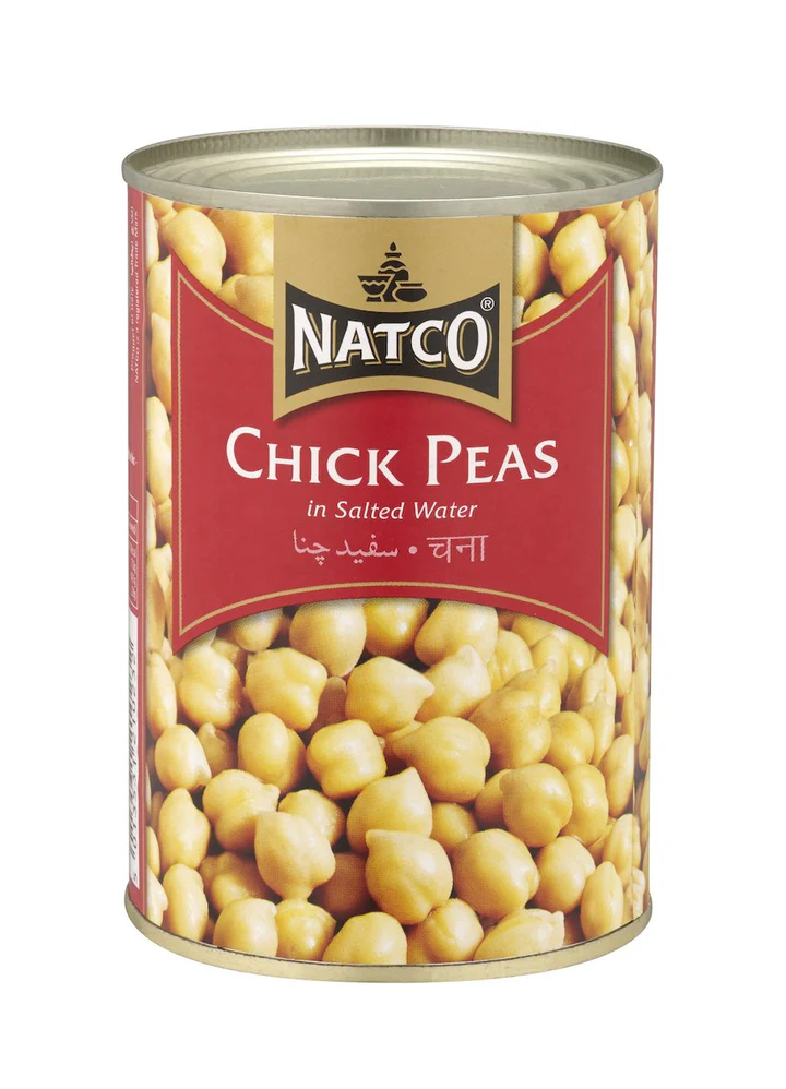 NATCO BOILED CHICKPEAS 12X400GM