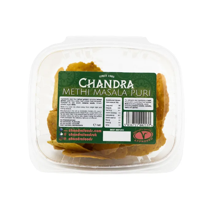CHANDRA METHI PURI 12X175GM
