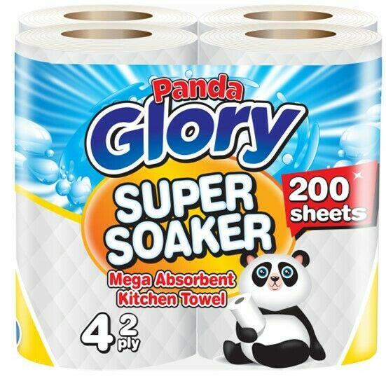 PANDA GLORY KITCHEN TOWEL 24 ROLLS (4X6) - (V20)