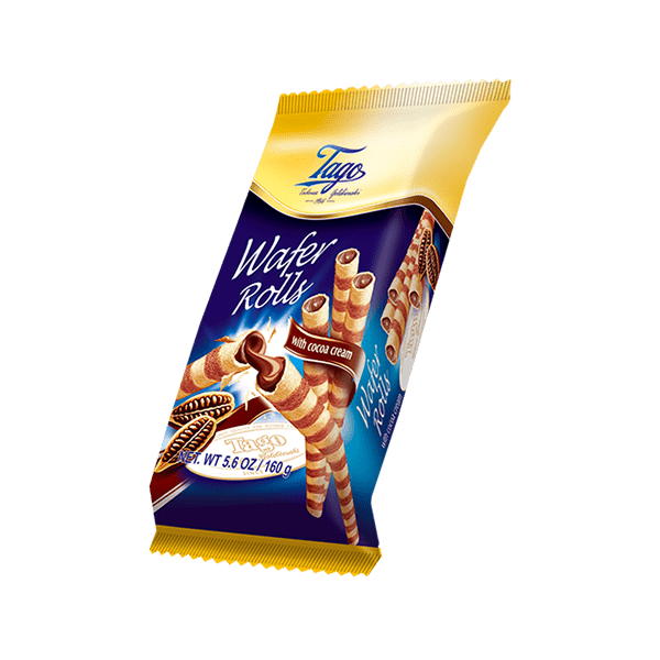 TAGO COCOA WAFER ROLLS 30X160GM