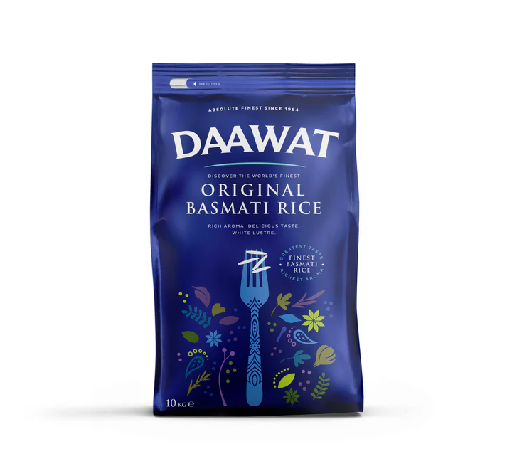 DAAWAT ORIGINAL BASMATI RICE 10KG PM-£17.99