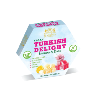 ROSE & LEMON TURKISH DELIGHT 8X150GM - (V20)