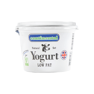 CONTINENTAL NATURAL YOGURT 6X400GM