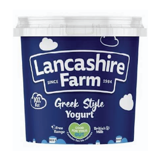 LANCASHIRE FARM GREEK YOGURT 6X1KG