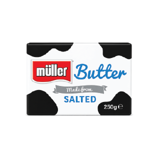 MULLER SALTED BUTTER  20X250GM