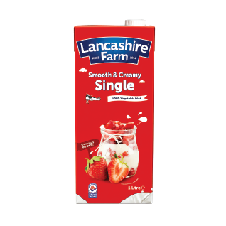 LANCASHIRE FARM SINGLE CREAM 12X1LTR