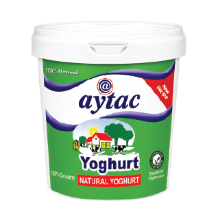 AYTAC 3.5% FAT YOGURT 6X1KG PM-£1.49