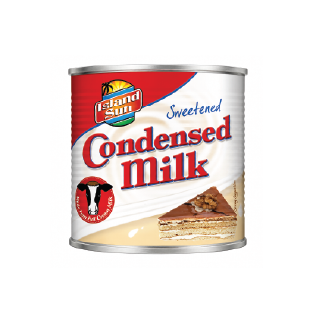 ISLAND SUN CONDENSED MILK 12X397GM PM-£1.59