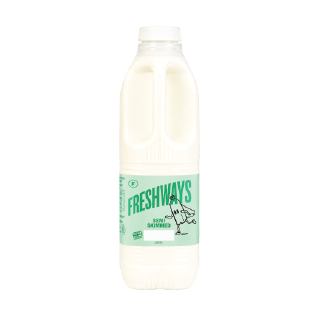 FRESHWAYS SEMI SKIMMED MILK  1PINT