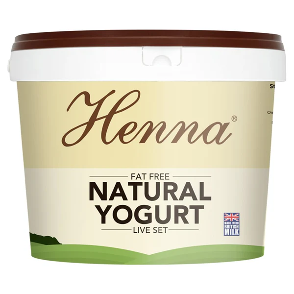 HENNA WHOLE MILK YOGURT 10KG